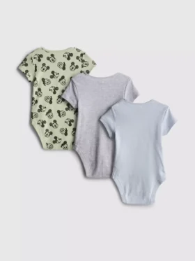 0–18 Monate | 3er-Pack Disney-Bodys für Neugeborene mit Mickey Mouse und Donald Duck – „Room to Grow“