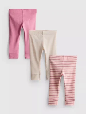 0–18 Monate | 3er-Pack Leggings für Neugeborene