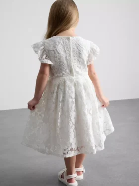1,5–12 Jahre | The Edit Smock-Kleid mit Spitze