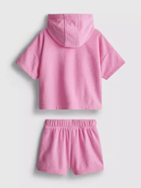 1,5–7 Jahre | Set aus Frottee-Kapuzenpullover und Shorts