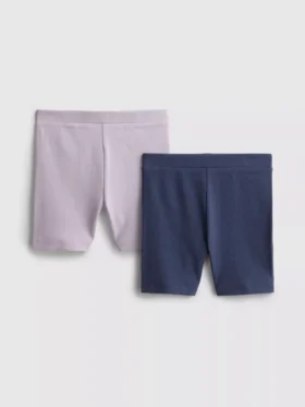 1,5–8 Jahre | 2er-Pack gerippte Radshorts