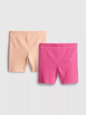 1,5–8 Jahre | 2er-Pack gerippte Radshorts