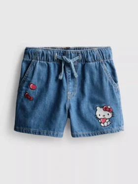 1,5–8 Jahre | Hello Kitty-Jeans-Shorts