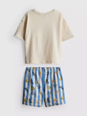 1–9 Jahre | Dolce Vita Set aus T-Shirt mit Aufdruck und Shorts