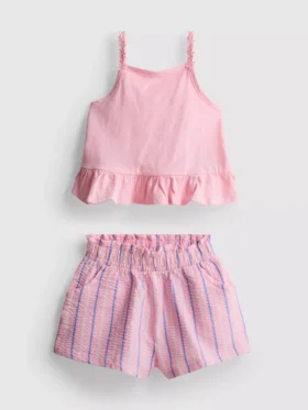 1–9 Jahre | Set aus Peplum-Oberteil und Shorts