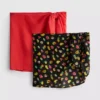 2er-Pack bedruckte Mini-Sarongs