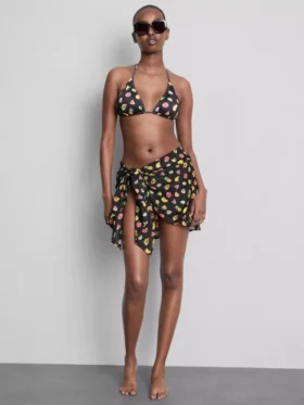 2er-Pack bedruckte Mini-Sarongs