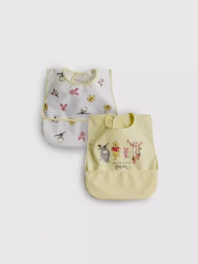 2er-Pack Disney-Winnie-Puuh-Wickel-Lätzchen