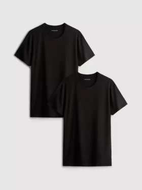 2er-Pack Essential-T-Shirt mit kurzen Ärmeln