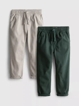 2er-Pack Twill-Hosen