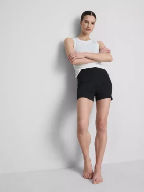 2er-Pack Yoga-Shorts mit hoher Taille