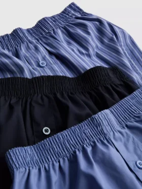 3er-Pack Boxershorts mit Knopfleiste