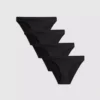 4er-Pack Mikrofaser-Slips mit hohem Beinausschnitt