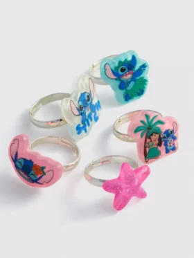 5er-Pack Disney-Stitch-Anhängerringe