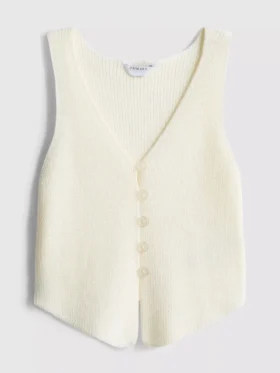 7–15 Jahre | Strick-Tanktop mit V-Ausschnitt
