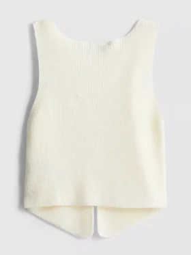 7–15 Jahre | Strick-Tanktop mit V-Ausschnitt