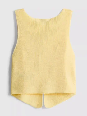 7–15 Jahre | Strick-Tanktop mit V-Ausschnitt