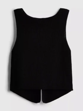 7–15 Jahre | Strick-Tanktop mit V-Ausschnitt