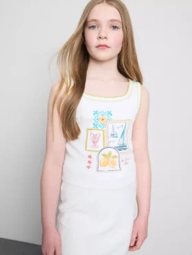7–15 Jahre | Tanktop mit Kontrastnähten