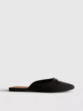 Ballerina-Sandalen mit Schleifenverzierung