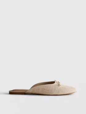Ballerina-Sandalen mit Schleifenverzierung