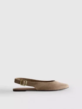 Ballerinas mit Fersenriemen