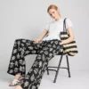 Bedruckte Palazzo-Hose