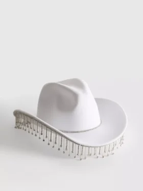 Cowboyhut mit Fransen