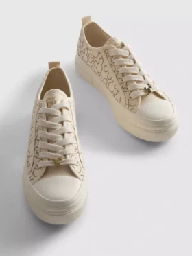 Disney-Mickey-Mouse-Plateausneaker aus Canvas