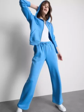 Essential Kapuzenpullover mit durchgehendem Reißverschluss
