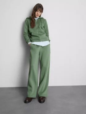 Essential Kapuzenpullover mit durchgehendem Reißverschluss