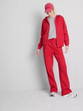 Essential Kapuzenpullover mit durchgehendem Reißverschluss