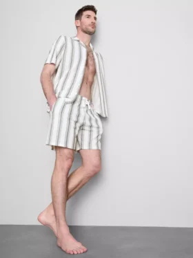 Gestreifte Schlafanzug-Shorts