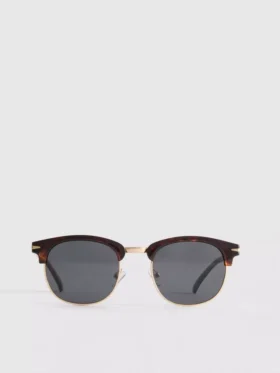 Getönte Clubmaster-Sonnenbrille