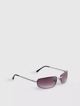Getönte Wrap-Around-Sonnenbrille