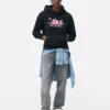 Hoodie mit Miami-Skyline