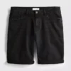Jeansshorts in gerader Passform
