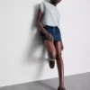 Minirock aus Baumwoll-Denim