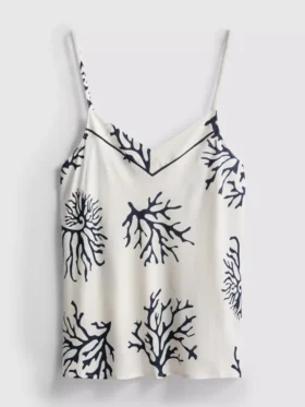 Pyjama-Top mit Korallenprint