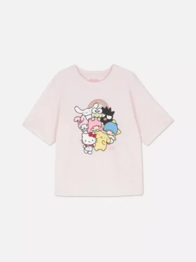 Schlafanzugoberteil mit „Hello Kitty und Freunde“-Motiv