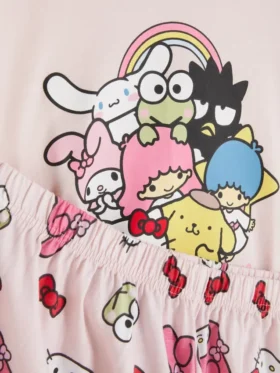 Schlafanzugoberteil mit „Hello Kitty und Freunde“-Motiv