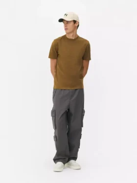 Schmal geschnittenes Stretch-T-Shirt