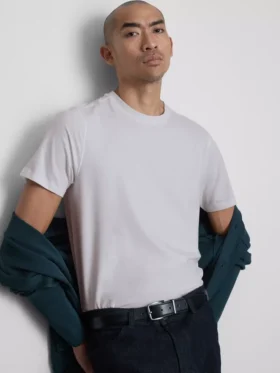 Slim-Fit-Stretch-Shirt mit kurzen Ärmeln