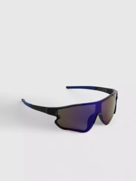 Sonnenbrille im Schild-Design
