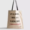 „The Devil Wears Prada“-Canvas-Slogan-Tasche