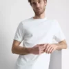 The Edit T-Shirt aus merzerisiertem Stoff in Slim-Fit-Passform